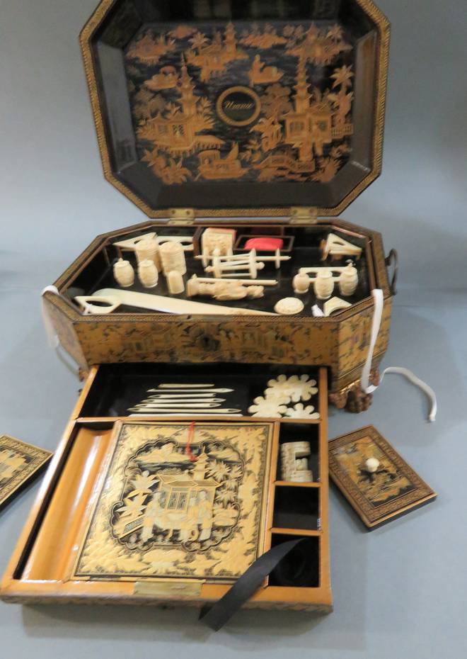 Gathering Dust: The Squeaky Wheel Gets the Victorian Sewing Box